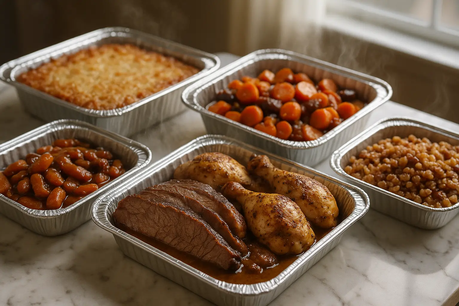 אוכל מוכן לפסח 2026 בשרי למהדרין מחפוד - מגוון מנות